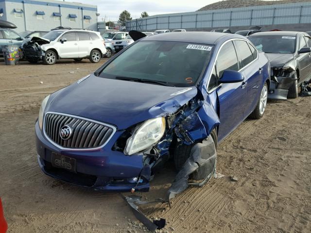 1G4PP5SK7D4243238 - 2013 BUICK VERANO BLUE photo 2