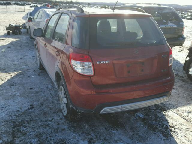 JS2YB413285105088 - 2008 SUZUKI SX4 BASE ORANGE photo 3