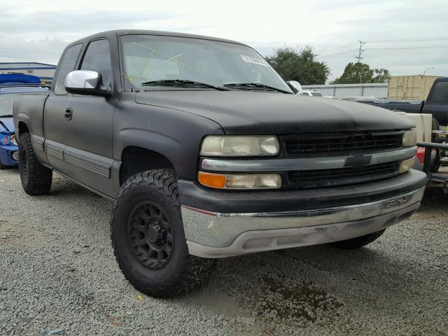 2GCEC19V4X1270624 - 1999 CHEVROLET SILVERADO BLACK photo 1