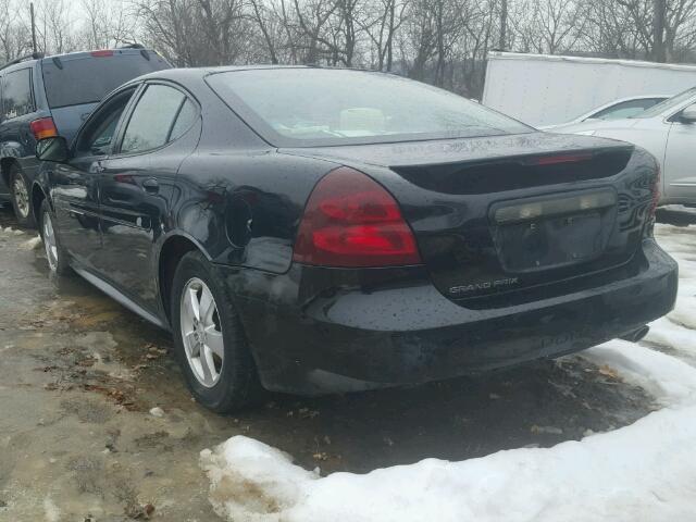 2G2WP552771173336 - 2007 PONTIAC GRAND PRIX BLACK photo 3
