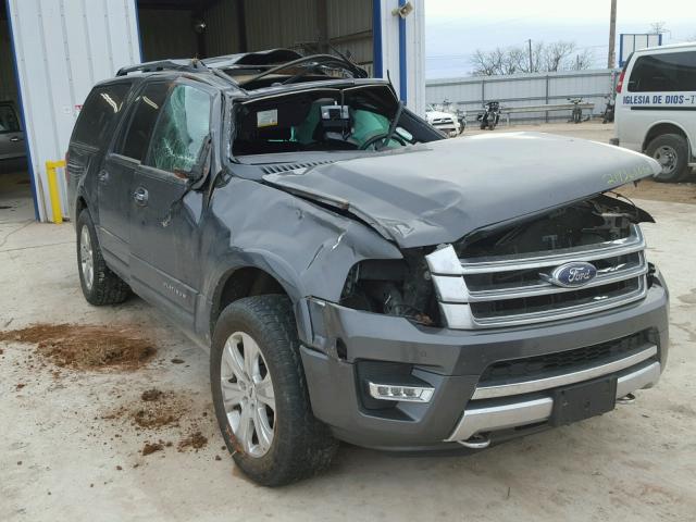 1FMJK1MT0GEF24587 - 2016 FORD EXPEDITION GRAY photo 1