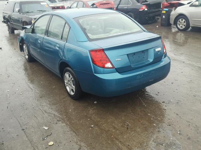 1G8AZ52F55Z130510 - 2005 SATURN ION LEVEL BLUE photo 3