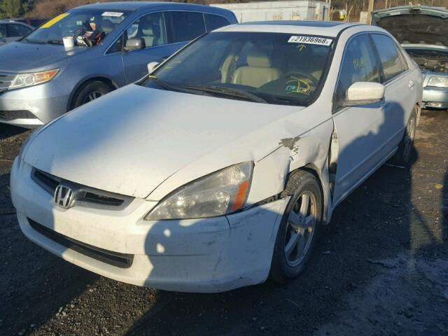 1HGCM56834A057032 - 2004 HONDA ACCORD EX WHITE photo 2