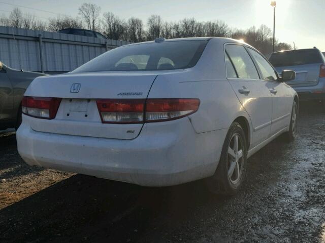 1HGCM56834A057032 - 2004 HONDA ACCORD EX WHITE photo 4