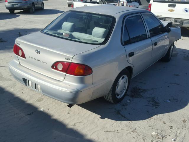 1NXBR12E61Z441084 - 2001 TOYOTA COROLLA CE GRAY photo 4