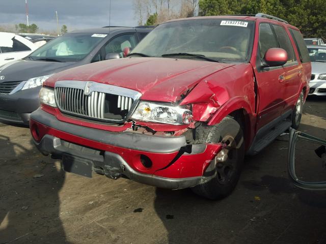 5LMFU28L8WLJ03059 - 1998 LINCOLN NAVIGATOR 勃艮第红 照片 2