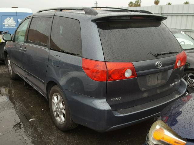 5TDZA22C06S488735 - 2006 TOYOTA SIENNA XLE BLUE photo 3