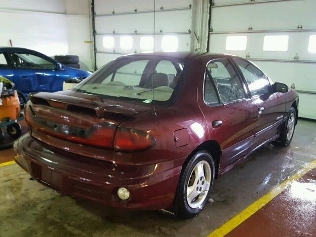 3G2JB52F53S174810 - 2003 PONTIAC SUNFIRE SL RED photo 4