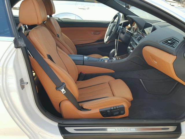 WBA6F1C57GGT83245 - 2016 BMW 640 I WHITE photo 5