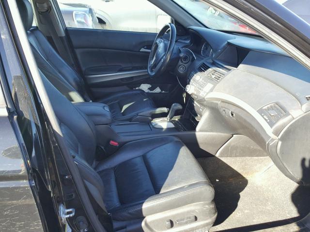 1HGCP36858A085996 - 2008 HONDA ACCORD EXL BLACK photo 5