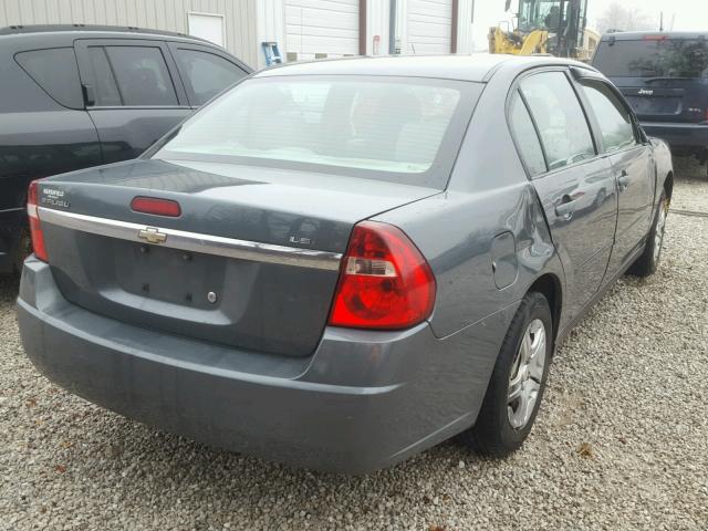 1G1ZS58F87F235429 - 2007 CHEVROLET MALIBU LS GRAY photo 4