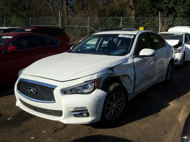 JN1CV7AP2HM641337 - 2017 INFINITI Q50 BASE WHITE photo 2