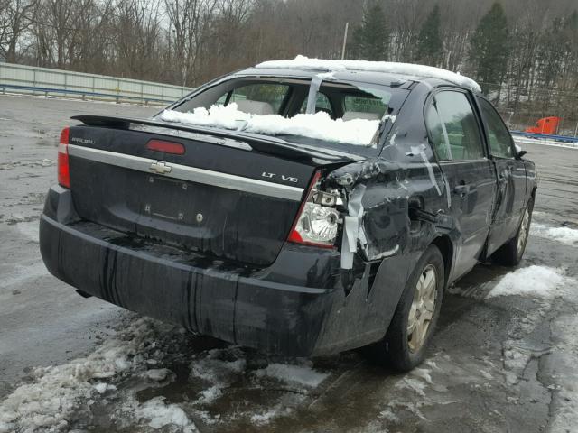 1G1ZU54815F248778 - 2005 CHEVROLET MALIBU LT BLACK photo 4