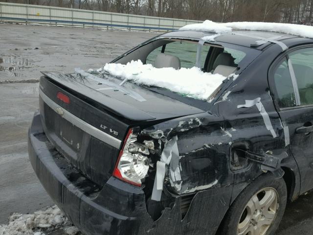 1G1ZU54815F248778 - 2005 CHEVROLET MALIBU LT BLACK photo 9