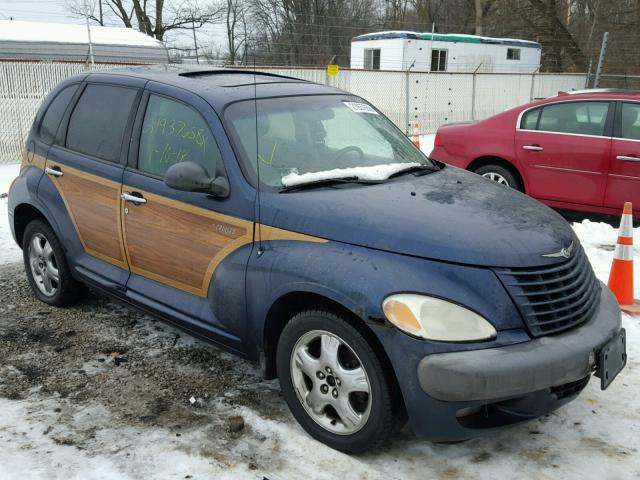 3C4FY58B02T368660 - 2002 CHRYSLER PT CRUISER BLUE photo 1