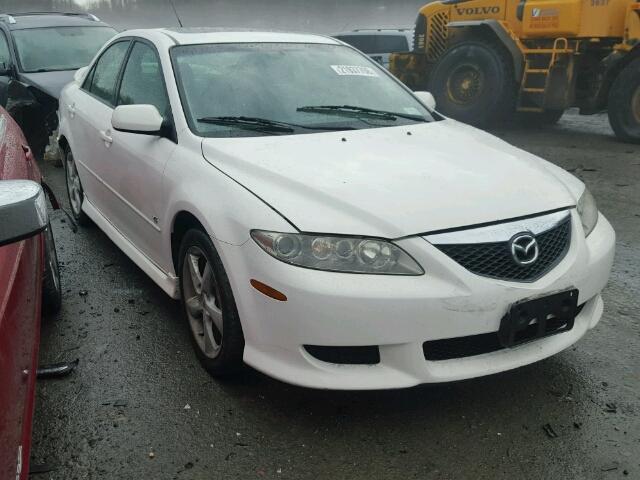 1YVHP80DX45N83020 - 2004 MAZDA 6 S WHITE photo 1