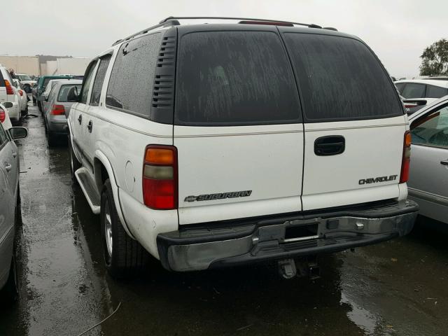 3GNFK16T91G169675 - 2001 CHEVROLET SUBURBAN K WHITE photo 3