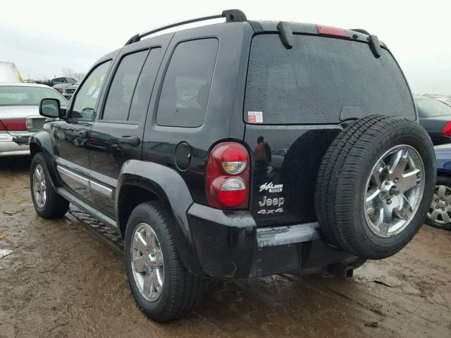 1J4GL58K35W631767 - 2005 JEEP LIBERTY LI BLACK photo 3