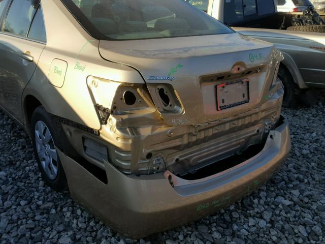 4T1BF3EKXBU707780 - 2011 TOYOTA CAMRY BASE GOLD photo 9