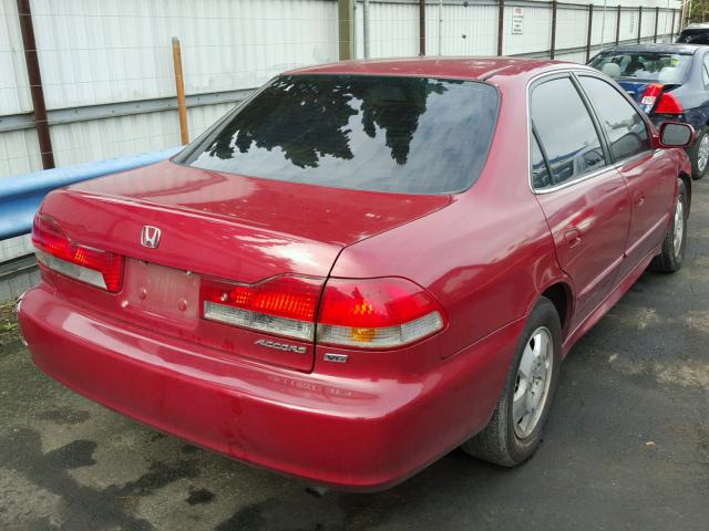 1HGCG16571A042891 - 2001 HONDA ACCORD EX RED photo 4