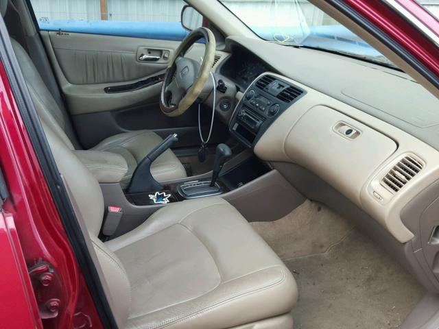 1HGCG16571A042891 - 2001 HONDA ACCORD EX RED photo 5