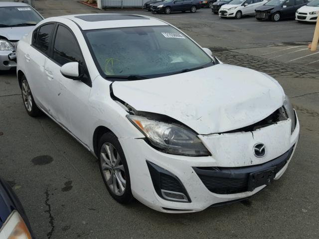 JM1BL1S66A1207348 - 2010 MAZDA 3 S WHITE photo 1