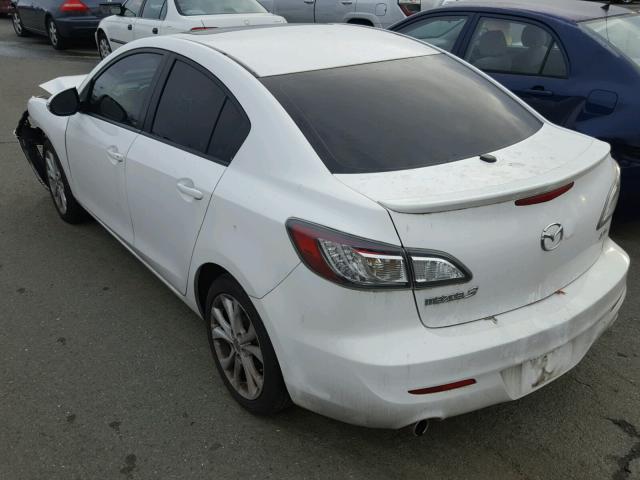 JM1BL1S66A1207348 - 2010 MAZDA 3 S WHITE photo 3