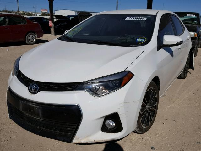 5YFBURHE0GP482793 - 2016 TOYOTA COROLLA L WHITE photo 2