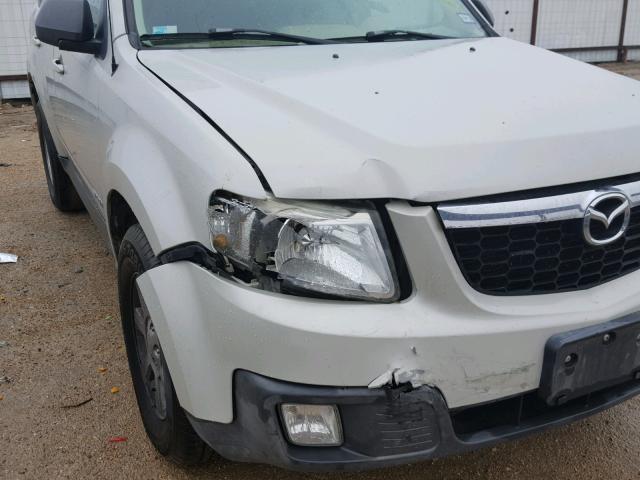 4F2CZ06108KM22823 - 2008 MAZDA TRIBUTE S WHITE photo 9