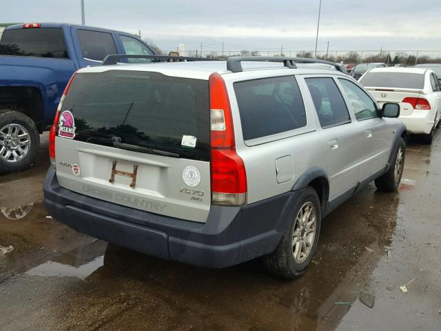 YV1SZ59H341158721 - 2004 VOLVO XC70 SILVER photo 4