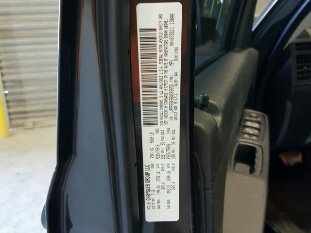 1J4PP2GK6BW503653 - 2011 JEEP LIBERTY SP BLACK photo 10