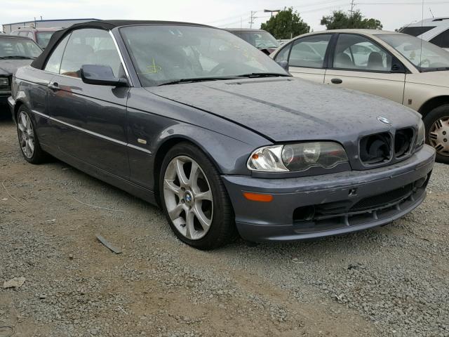 WBABS33482PG87905 - 2002 BMW 325 CI GRAY photo 1