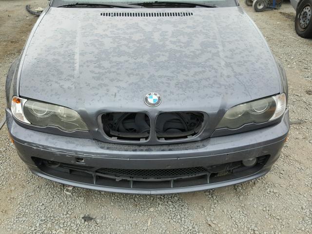 WBABS33482PG87905 - 2002 BMW 325 CI GRAY photo 7