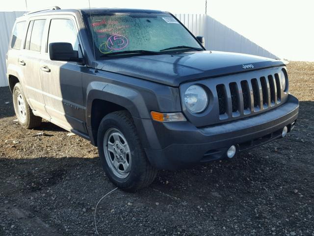 1C4NJPBA2ED785557 - 2014 JEEP PATRIOT SP GRAY photo 1