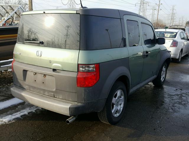 5J6YH28675L029043 - 2005 HONDA ELEMENT EX GREEN photo 4