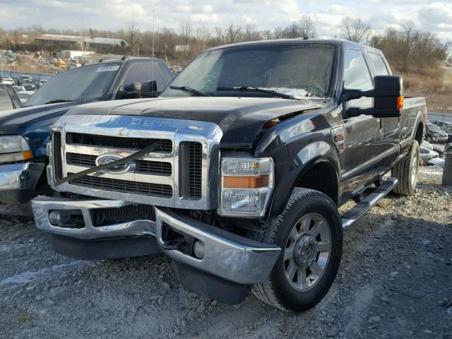 1FTWW3BR0AEA83875 - 2010 FORD F350 SUPER BLACK photo 2