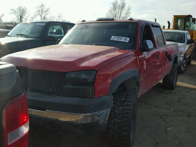 1GCHK23D97F194512 - 2007 CHEVROLET SILVERADO RED photo 2