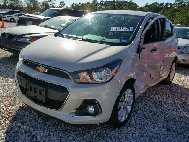 KL8CD6SA5GC607572 - 2016 CHEVROLET SPARK 1LT CREAM photo 2