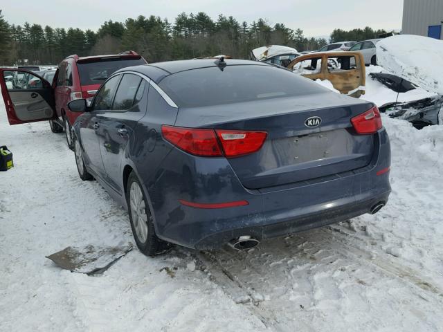 5XXGN4A72FG409871 - 2015 KIA OPTIMA EX GRAY photo 3