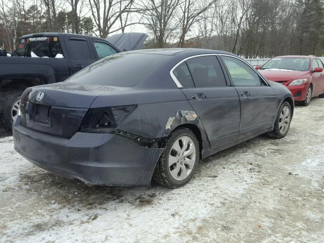 1HGCP26708A041356 - 2008 HONDA ACCORD EX BLUE photo 4