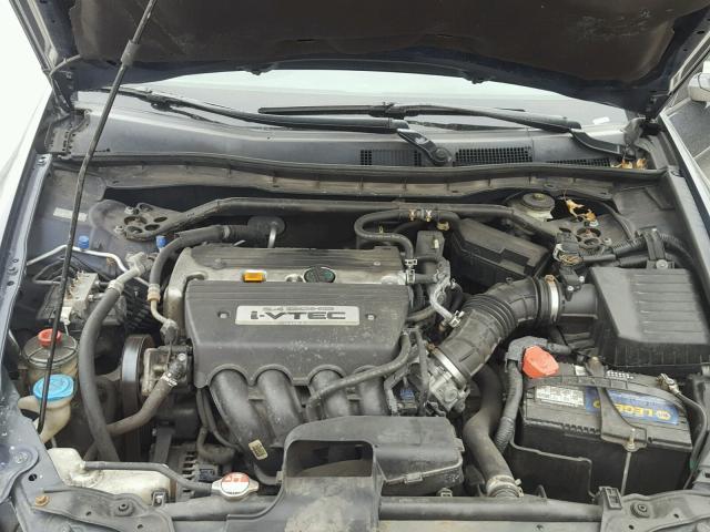 1HGCP26708A041356 - 2008 HONDA ACCORD EX BLUE photo 7