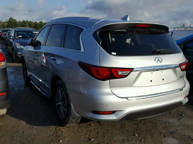 5N1DL0MN6HC548637 - 2017 INFINITI QX60 SILVER photo 3