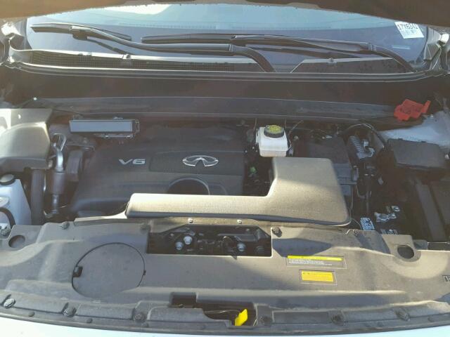 5N1DL0MN6HC548637 - 2017 INFINITI QX60 SILVER photo 7