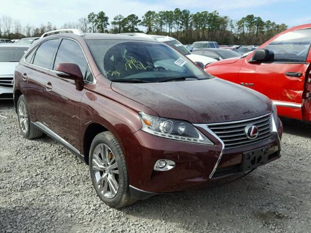 2T2ZK1BA7FC182576 - 2015 LEXUS RX 350 BURGUNDY photo 1