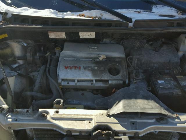 5TDZA23C44S109523 - 2004 TOYOTA SIENNA CE SILVER photo 7