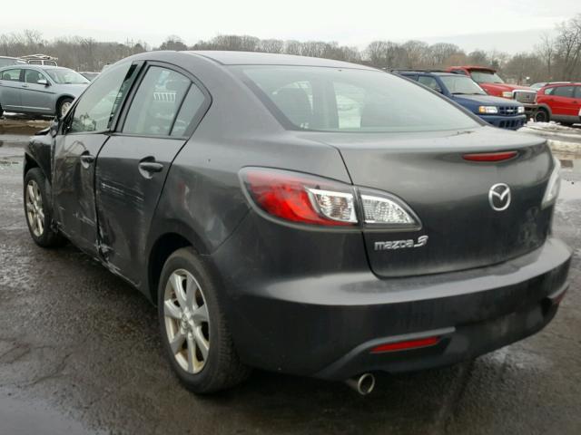 JM1BL1VG3B1901680 - 2011 MAZDA 3 I GRAY photo 3