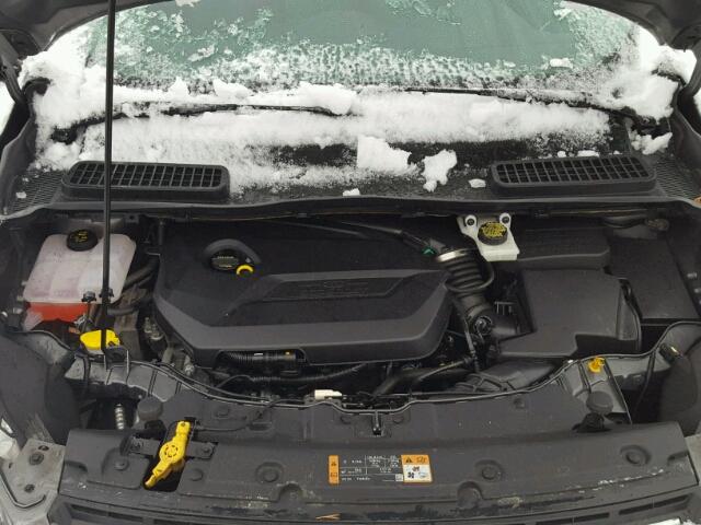 1FMCU9GX1EUE09239 - 2014 FORD ESCAPE SE GRAY photo 7