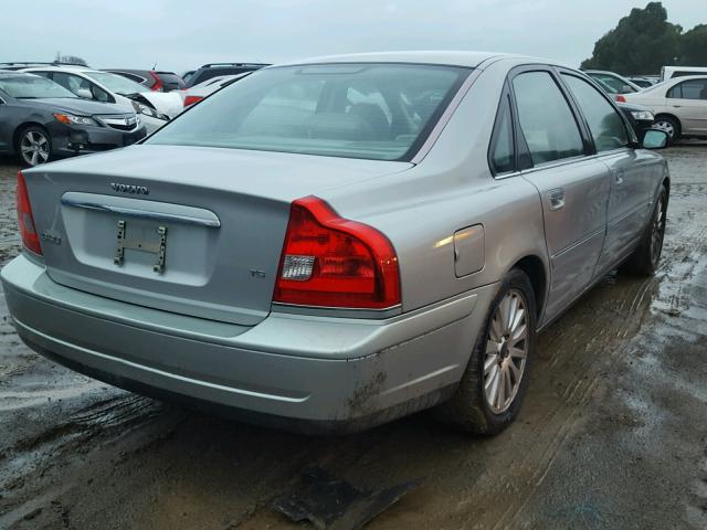 YV1TS91ZX41381195 - 2004 VOLVO S80 T6 SILVER photo 4