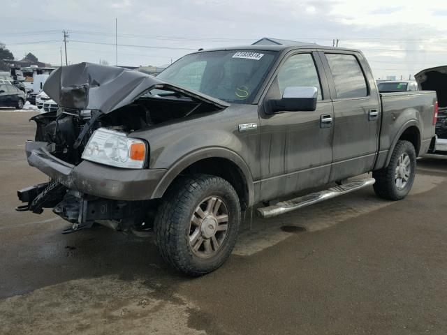 1FTPW14528FB23557 - 2008 FORD F150 SUPER BROWN photo 2