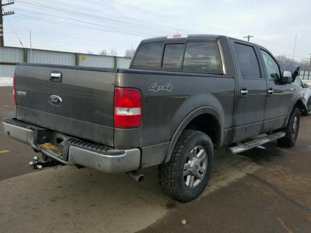 1FTPW14528FB23557 - 2008 FORD F150 SUPER BROWN photo 4